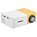 Portable HD 1080p Mini Projecteur LED,24 ~ 60 Pouces Vidéo Projecteur 1000 Lumens Son Stéréo Clair Projecteur pour Cadeau de Cinéma Maison Prise en Charge HDMI / AV / USB