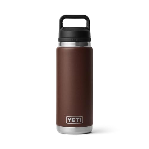 Image of YETI Rambler 26 oz Bottle, Vacuum Insulated, Stainless Steel with Chug Cap, Wetlands Brown