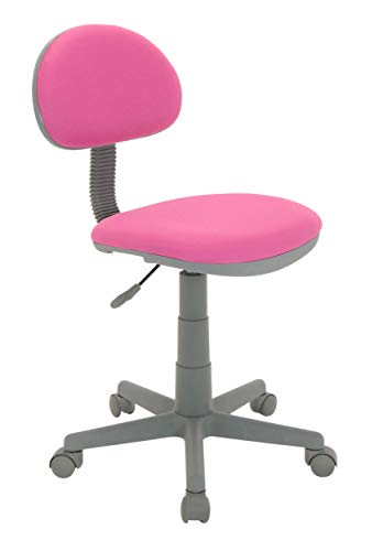 Calico Designs Deluxe Task Chair in Pink with Gray Base 18510