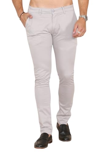 Soroor Skinny Fit Chinos Pants Men - Versatile Mens Chinos Pants for Work, Sleek Khaki Pants Men | Twill Cotton Mens Chino