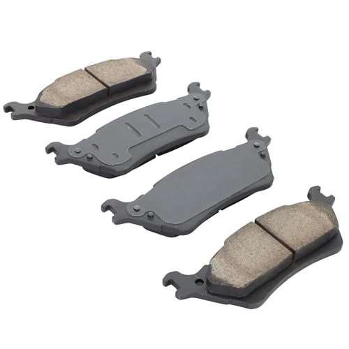 Image of QUALITY-BUILT Rear Semi-Metallic Brake Pads, Black Series 1003-1602M, Compatible with 2012-2020 Ford (F-150,Lobo)