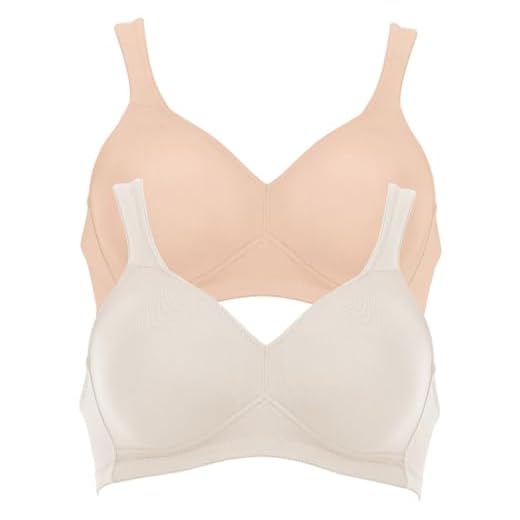Anita 2er Sparpack BH ohne Bügel Twin 5493 Gr. 110A in 1xchampagner 1xdesert