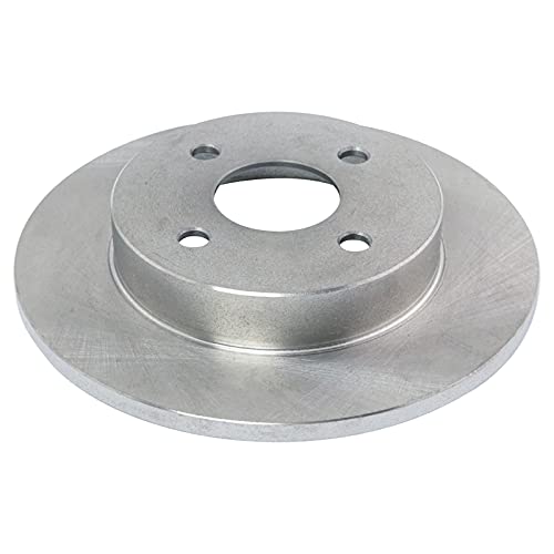 Image of TRQ Rear Brake Pad and Rotor Set Semi Metallic Rotors | For 1991-1992 Saturn SC 1993-1998 SC1 SC2 1991-1998 SL SL1 SL2 SW1 SW2