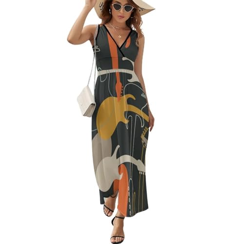 Robe d'été sans manches longue et légère pour rester au frais avec élégance