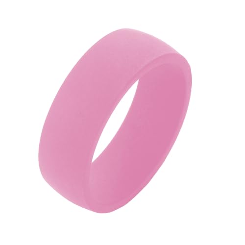 Silicone Ring 8MM Cross Ring Customize Breathable Rubber Ring,Inspirational Faith Ring Christian Religious Gifts,Dome Solid Glitter Ring for Women Men4