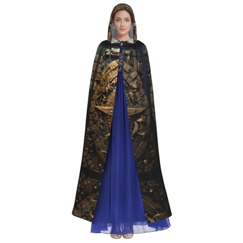 Cape à capuche Maya adulte ample pour costume Halloween réussi
