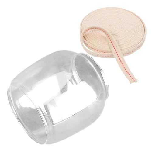 Mikikit Pantalla para Lámpara de Queroseno con Mecha de Algodón Resistente y Prueba de Viento Recambio Vintage para Lámparas de Aceite Industriales y Exteriores Diseño Compacto y Duradero