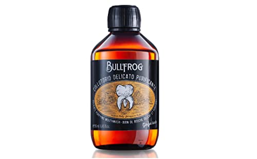 Bullfrog Enjuague bucal purificante Delicate 250 ML El enjuague bucal da un sabor a jengibre fresco, chispeante e inesperado