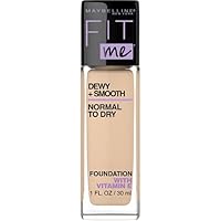 Maybelline New York Fit Me Dewy and Smooth Luminous Foundation - Light Beige