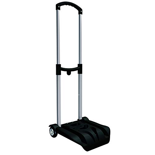 SJ Gang Easy Trolley Pieghevole SJ Gang, Carrellino Zaino, Nero Fino a 26 Kg