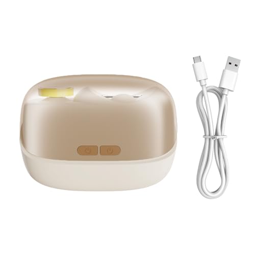 Coupe-ongles électrique rechargeable avec lumière LED pour le soin des ongles des personnes âgées