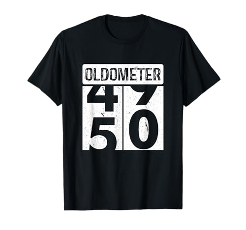 Odometro contachilometri Divertente per 50° Compleanno 50 Anni Maglietta
