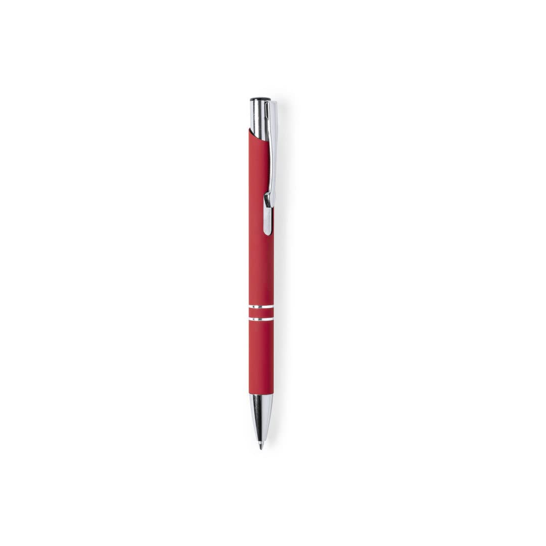 Regalo Grabado - 51 Bolígrafos personalizados metal con suave tacto de goma en color mate. Pack unidades (51)