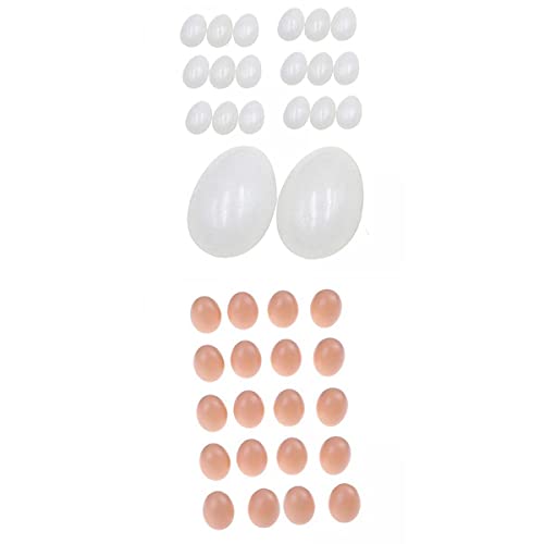 F Fityle 40 Eier für DIY Malerei Heimtextilien Nutztierkäfige ACCS