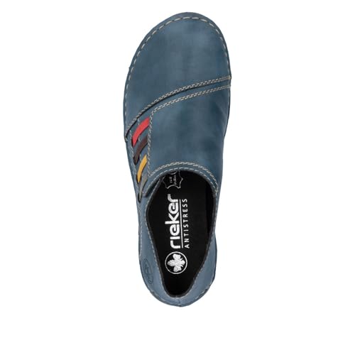 Rieker Damen 52560, Frauen Halbschuhe,straßenschuhe,Strassenschuhe,Sportschuhe,Freizeitschuhe,Turnschuhe,Laufschuhe,blau (14),40 EU / 6.5 UK