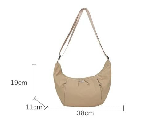 Image of Haneulbit Small Crossbody Bag for Women, Waterproof Nylon Purse with Adjustable Strap, Lightweight Shoulder Bag