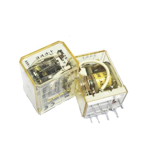 Relé de automatización RM2S-U de 8 pines y 12V para placas impresas, 5 uds