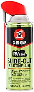 3-IN-ONE RVcare Slide-Out Silicone Lube with SMART STRAW SPRAYS 2 WAYS, 11 OZ