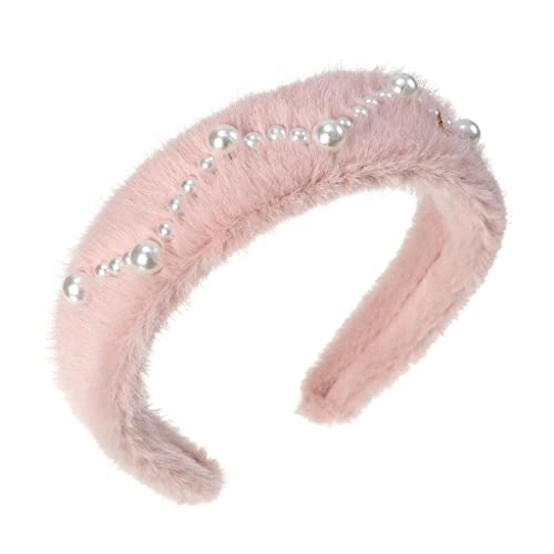 Bandeau perles cheveux femmes filles diadème doux chapeaux hiver