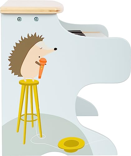 Image of Small Foot Wooden Kids Piano inchGroovy Beats inch - Electronic Toy Piano with Stickers & Sheet Music - Musical Instrument Toy for Toddlers & Kids