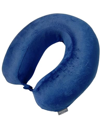 Oreiller de voyage avec couverture intégrée, oreiller cervical en mousse à mémoire de forme pour voyage en avion, oreiller de vol avec couverture, oreiller d'avion portable pour adultes, oreiller de voyage compact pour avion, voiture et longs vols – Image 2