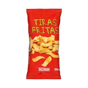 "Tiras de maíz frito sabor barbacoa Hacendado Paquete 150 g Pack 2"