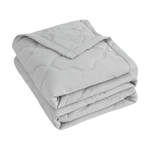 Edredón refrescante para sudores nocturnos: edredón ligero y acolchado de verano, manta de cama transpirable para todas las estaciones con tecnología de regulación de temperatura, edredón refrescante