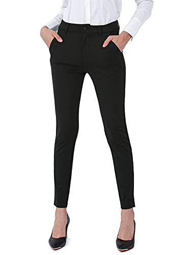 Bamans Damen Stretch Hose Skinny Jeggings Denim Schlupfhose Elastische...