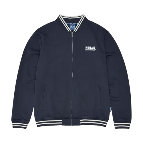 Indian Motorcycle Men's Embroidered Parts & Service Bomber, Navy