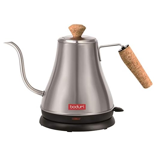 Bodum - 11883-57EURO - Melior - Hervidor eléctrico de larga duración - 0,8 L - 1000 W