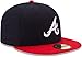 New Era MLB 59FIFTY 2-Tone Authentic Collection Fitted On Field Game Cap Hat (as1, Numeric, Numeric_7_and_3_Quarters, Atlanta Braves)