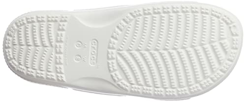 Image of Crocs Classic White Sandal-(206761-100)-3 UK Men / 4 UK Women (M4W6)