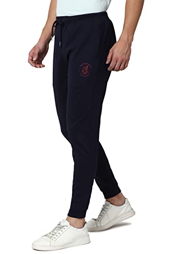 Image of Van Heusen Academy Men Regular Fit Track Pants(VAPTESLPU66999 Navy L)