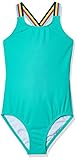 Kanu Surf Girls UPF 50+ Beach Sport Athletic One Piece Swimsuit, Maggie Atlantis, 14