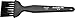 Excelta - 196-ESD - Brushes - ESD Safe - Straight - Two Star - Plastic Handle, 1.5" Height, 0.13" Wide, 5.75" Length