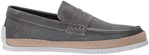 Marc Joseph New York Men's Leather Luxury Deck Shoe Penny Rope Detail Boat, Jeans Grey, 8.5 M US | Image 5