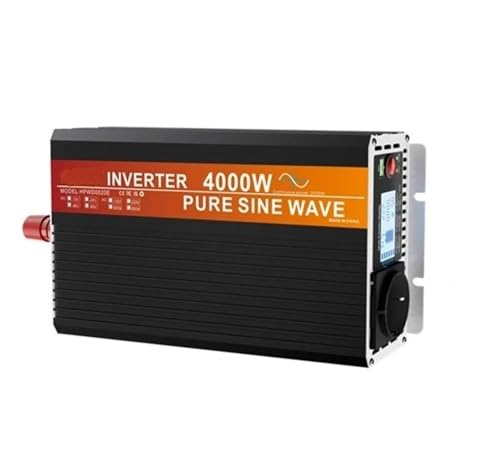 Inversor Inversor Corriente para Coche con Enchufe Europeo 12 V 220 V Onda Sinusoidal Pura 3000 W 4000 W 5000 W 6000 W(4000W-24V-220V-50HZ)