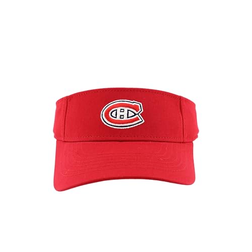 Image of ZHATS NHL Unisex-Adult NHL Officially Licensed Visor Drill Icon Team Color