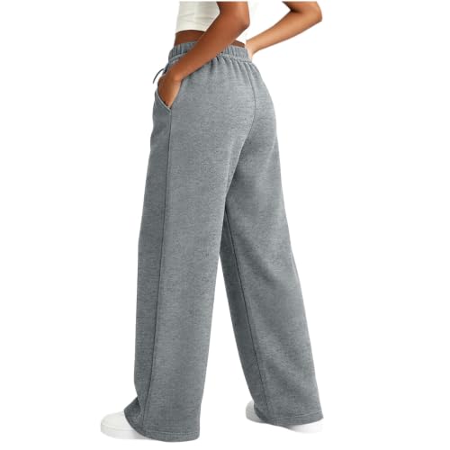 Sweat Pants for Womens High Waisted Loose Drawstring Wide Leg Sweatpants - image 4