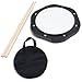 Almohadilla De Batería, Almohadilla De Batería De Plástico De 10 Pulgadas Tambor De Práctica Silenciosa Instrumentos De Percusión Musical Almohadilla De Batería Ligera Para Práctica Para Baterista