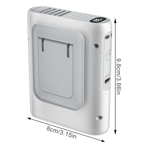 Ventilador de cinturón clip portátil mini refrescador personal recargable 6