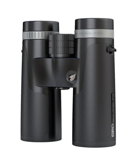 Binoculares GPO Passion SD 10x42, ligeros negros y plata miniatura 1