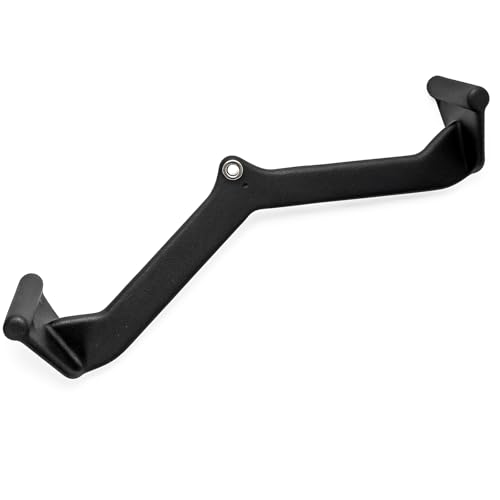GreenWhim Lat Pulldown Bar Set V Bar Cable Attachments for Pulley Machine Back and Arm Strength Training Handles for Home Gym Fitness Equipment (Single Bar)