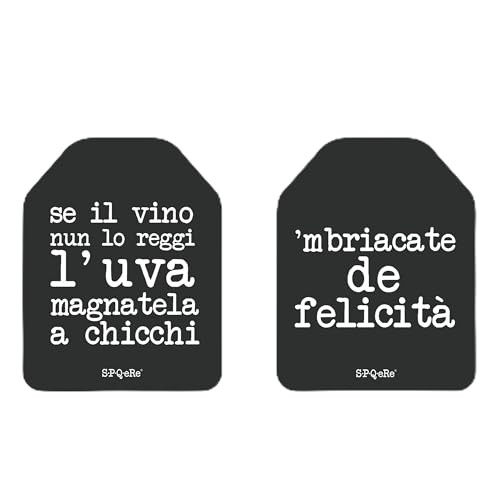 Adatta a bottiglie di diverse grandezze; Con doppia scritta S.P.Q.eRe