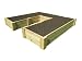 U-Shaped Cedar Raised Garden Bed 6 ft x 6 ft - Made in USA, Long-Lasting, 1