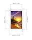 QWORK® 100 Stück Mini Magnetisch Bilderrahmen für Fotos 7 x 4,5 cm, Klares Acryl Bilderrahmen für Kühlschrank Hochzeiten Parteien