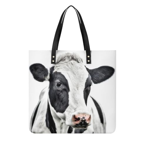 Cabas tote bag de luxe pour femme en authentique cuir de bovin robuste