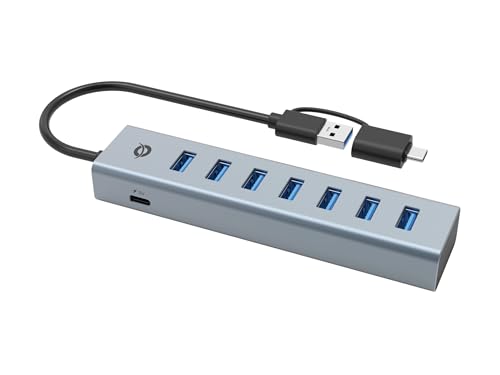 Hub USB 3.0 7 Ports Conceptronic HUBBIES21G pour connecter tous vos périphériques