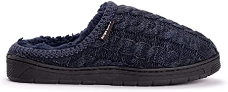 MUK LUKS Men's Gabriel Clog Slippers, Dark Blue, Medium | Image 2