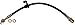 Dorman H620267 Rear Passenger Side Brake Hydraulic Hose Compatible with Select Daewoo Models